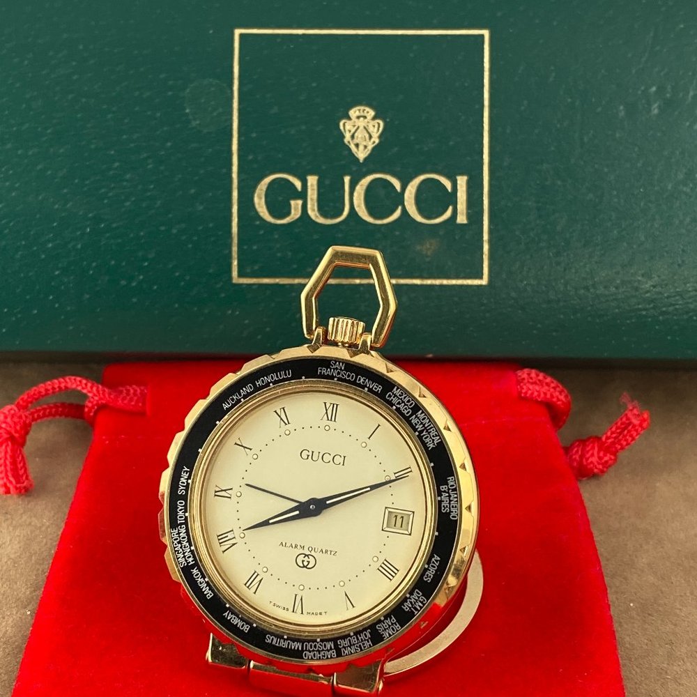 Rare Vintage Gucci Quartz Purse and or Alarm Clock